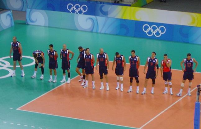 United States men's Olympic volleyball team in Beijing
